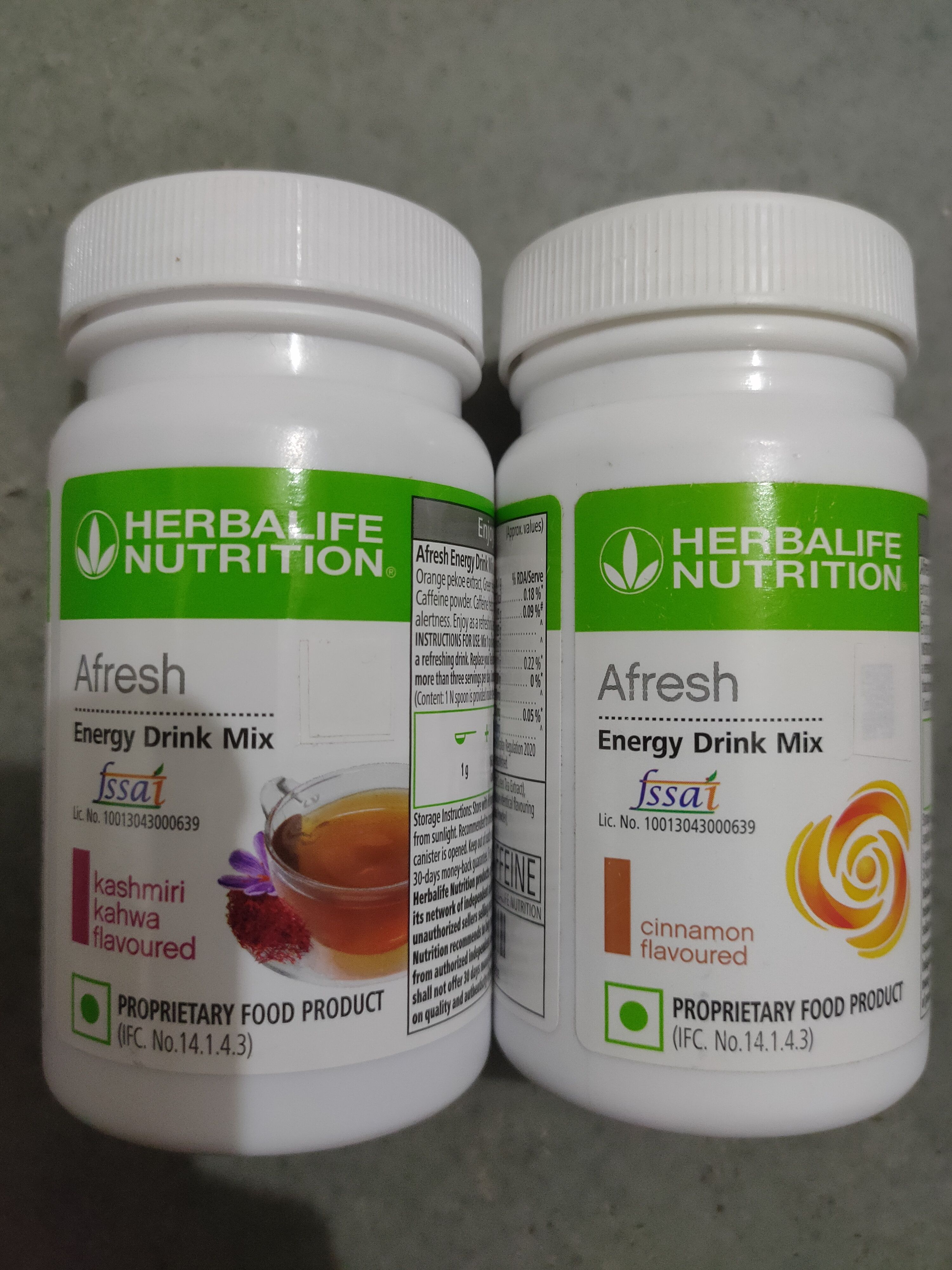 herbalife Afresh Energy Drink kashmiri kahwa and cinnamon Flavour Energy Drink-picture-47