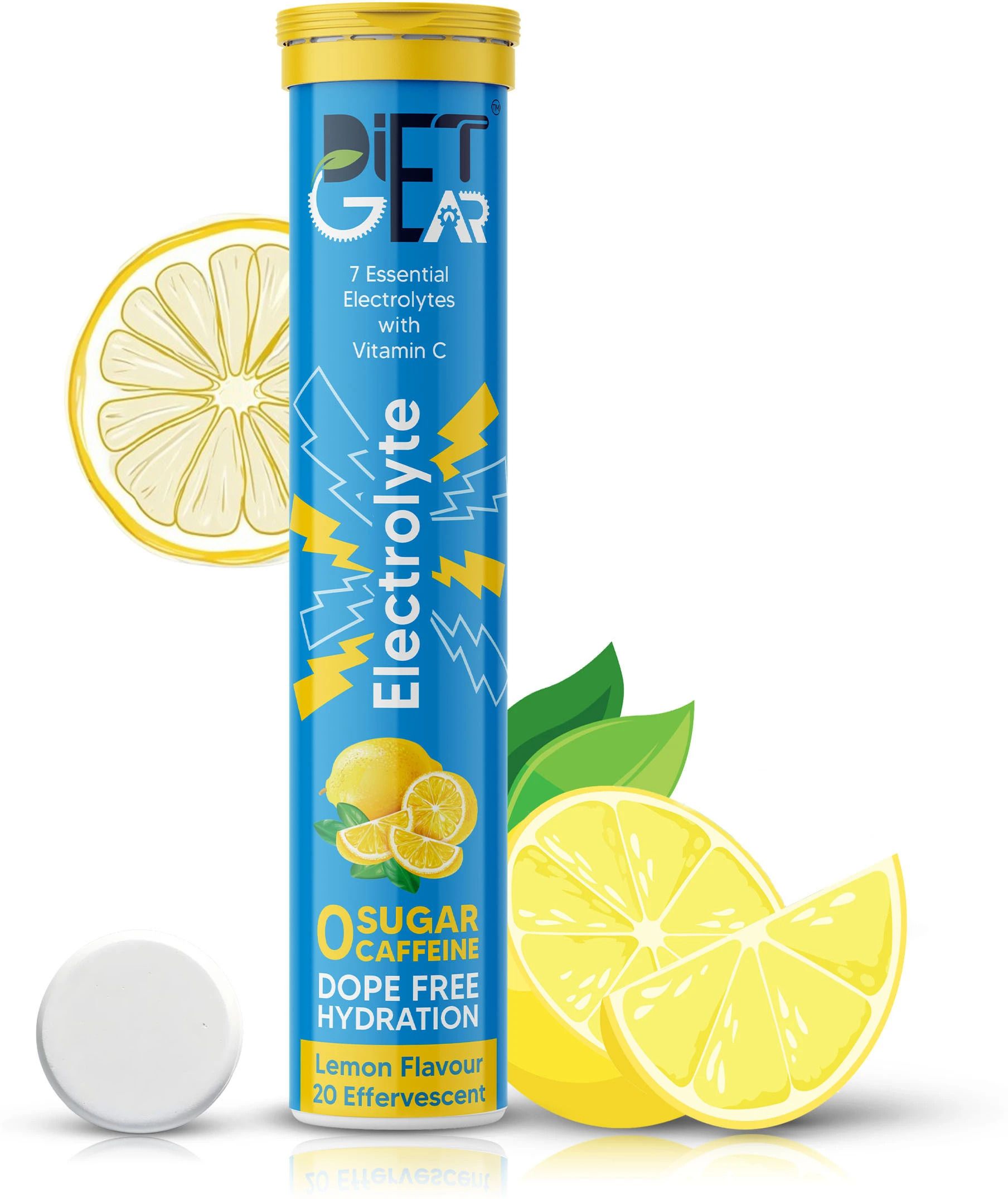 Electrolytes Effervescent, Zero Sugar, Zero Caffeine, Pre & Post Workout Energy Hydration Drink-image-41