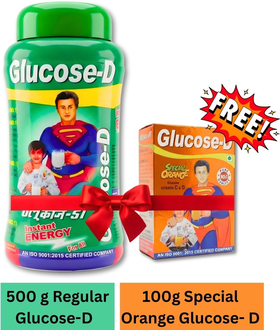 Regular Sports Drink Powder 500g Jar + 100g Special Orange Glucose FREE | Energy Drink-image-27