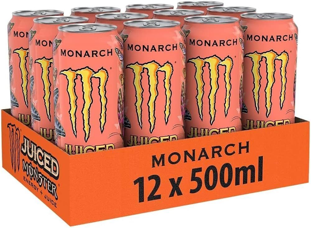 Monarch Energy Drink Light Subtle Flavour With Hints Of Peach and Nectarine Sports Drink-image-4