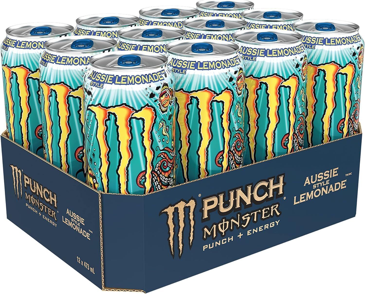 Monster Energy Juiced Aussie Style Lemonade 500ml (Pack Of 12) Energy Drink-image-39