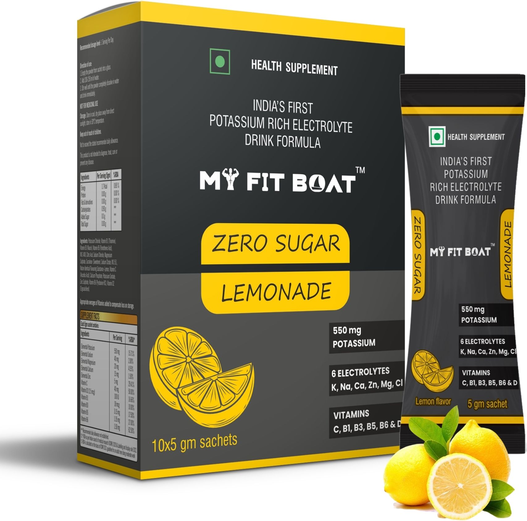 my fit boat India First Potassium Rich Electrolyte Drink, Zero Sugar Energy Drink-picture-42