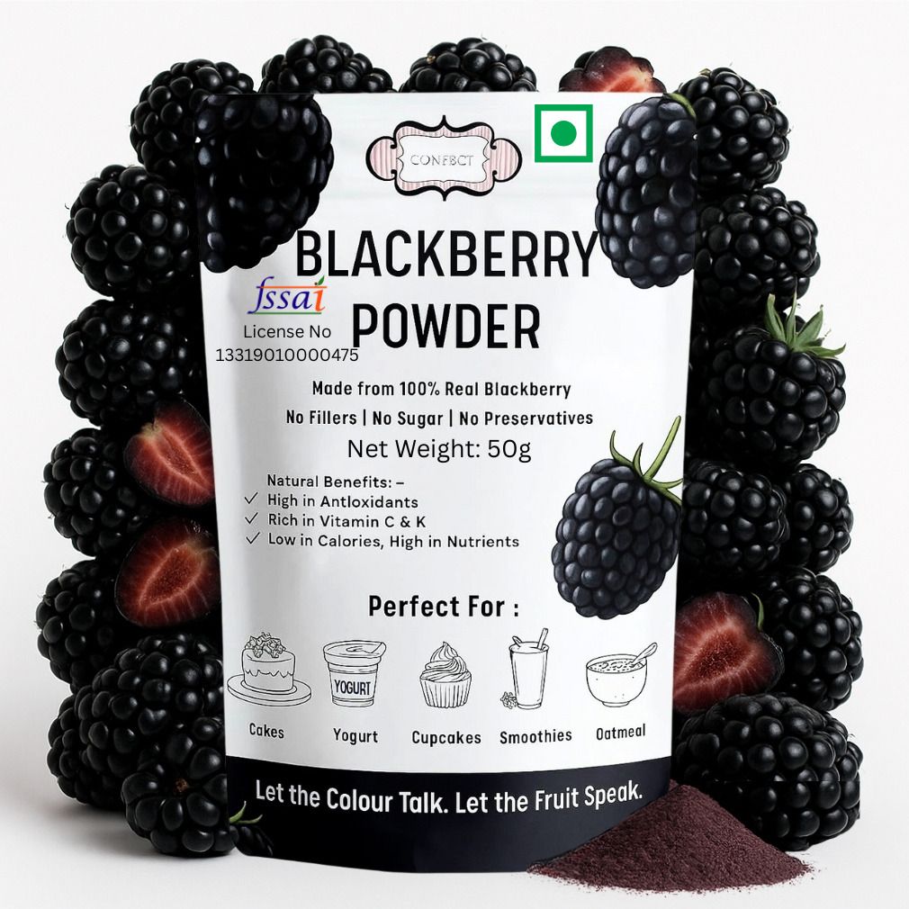 blackberry powder for smoothies, baking, beverages, juices | vegan, gluten-free nutrition drink
