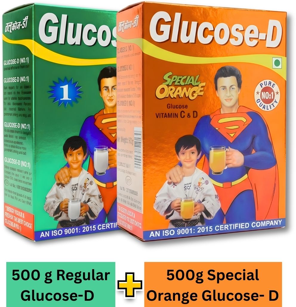 glucose-d Special Orange Powder 500g with 500g Regular Glucose Powder Combo | Sports Drink-picture-17