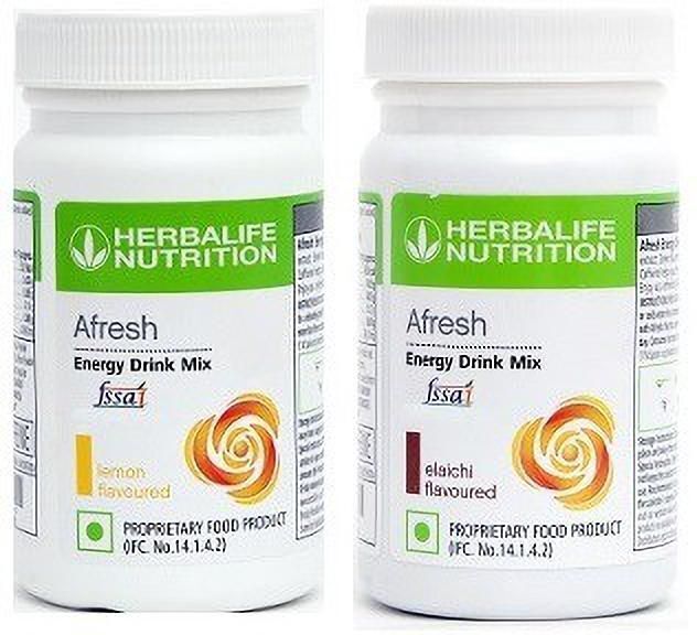 herbalife nutrition Set of 4 Afresh Energy Drink Powder-50g-L+E | Energy Bars-picture-14