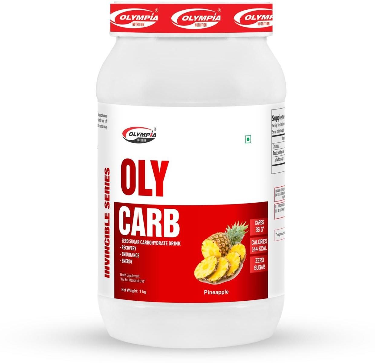 olympia Nutrition Oly Carb complex carbo hydrate zero sugar (1kg pineapple) Energy Drink-picture-0