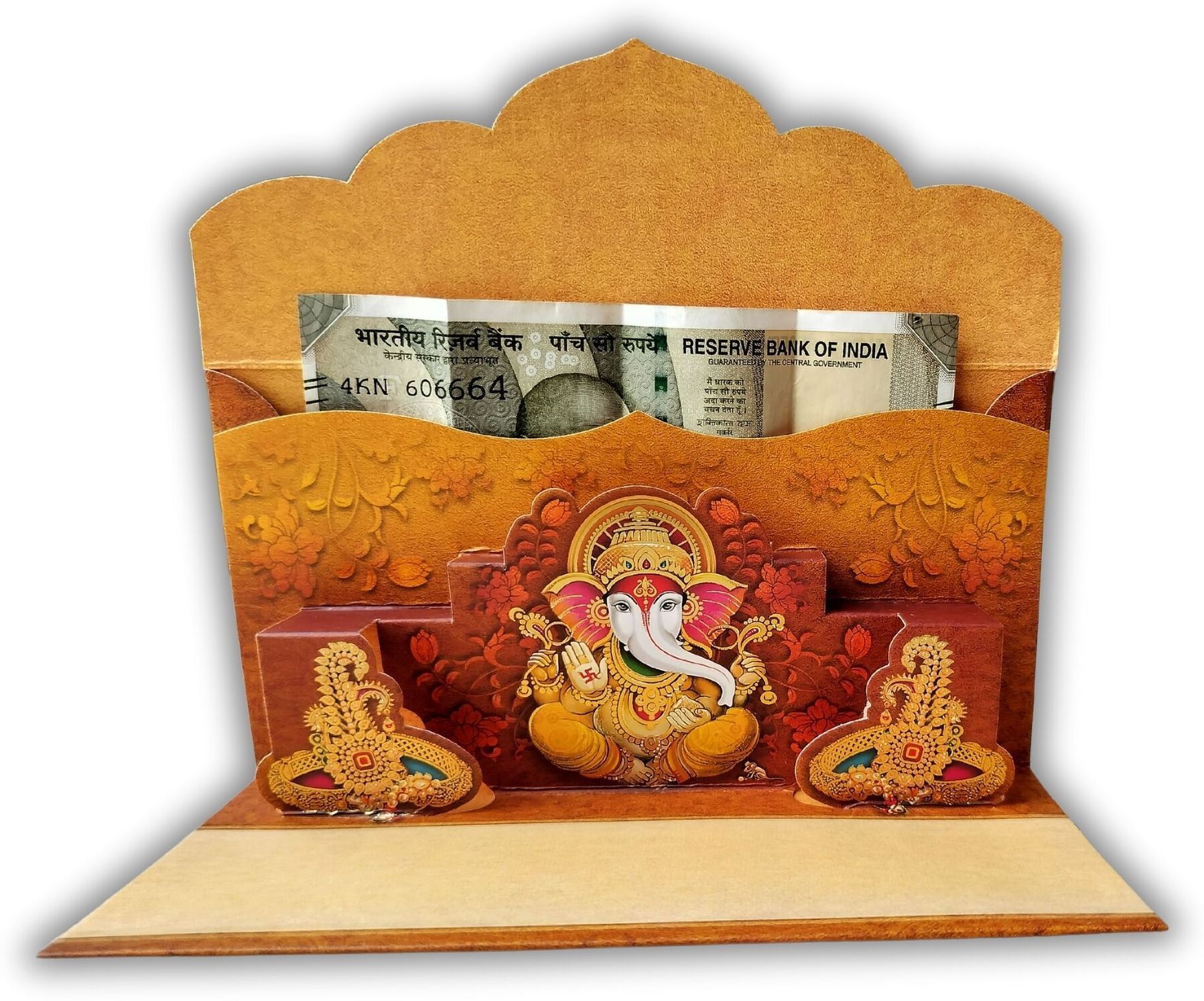 kaagaz - 3D Pop-up Lord Ganesha Design | Cash/Money Envelope, Lifafa, Shagun Envelope Envelopes-picture-16