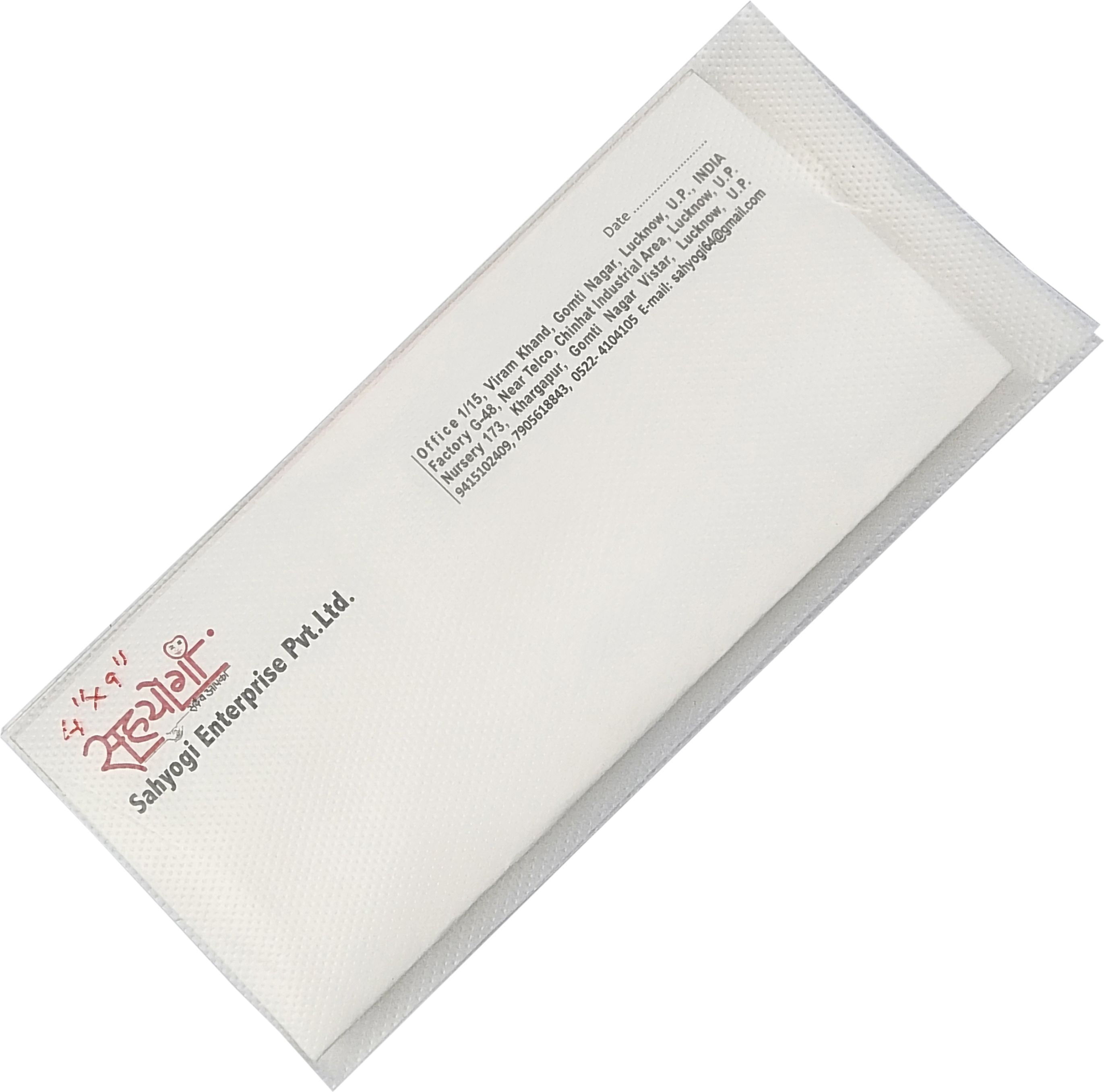 sahyogi enterprise Transparent Passbook Cover 4"x9" nontearable Synthetic Embossed Waterproof Envelopes-picture-13