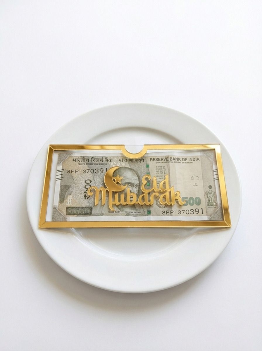 Eid Mubarak Envelope, Eidi Lifafa, Eidi Cash Envelope, Can Hold 10 Notes, Envelopes