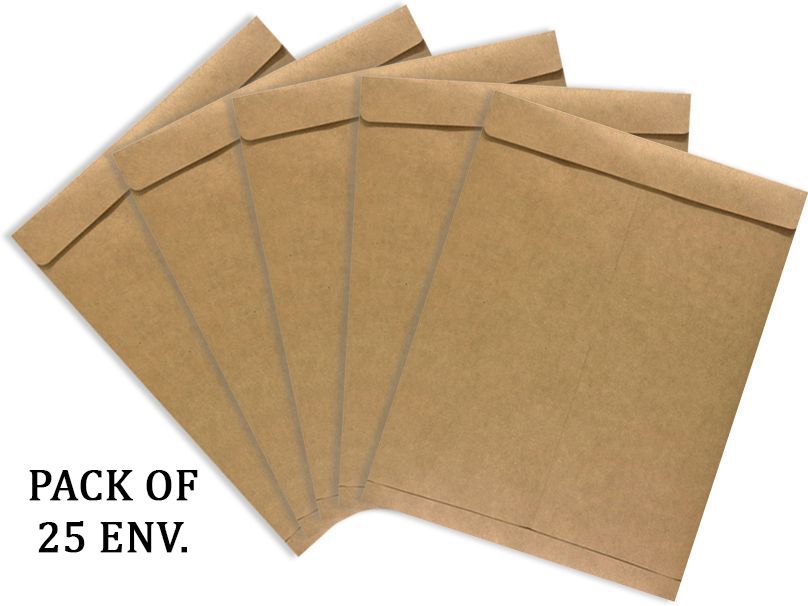 Kraft Document Mailing Envelope 120 GSM Size : 10.5 x 8 Inches Envelopes-image-39