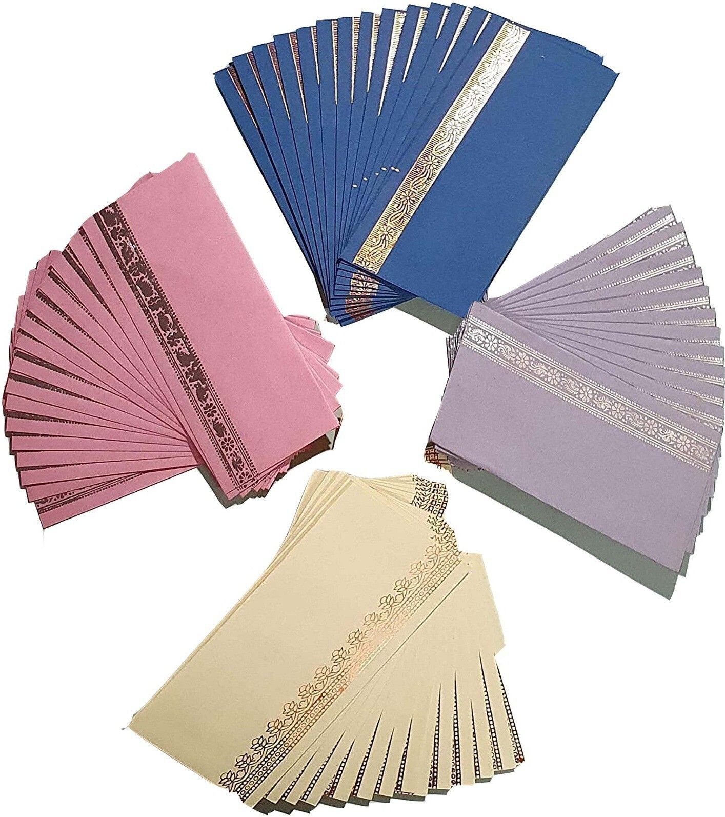 nippy Pack of 150pcs Shagun Envelope) Flower Designer Money Envelope, Shagun Envelop Envelopes-picture-13