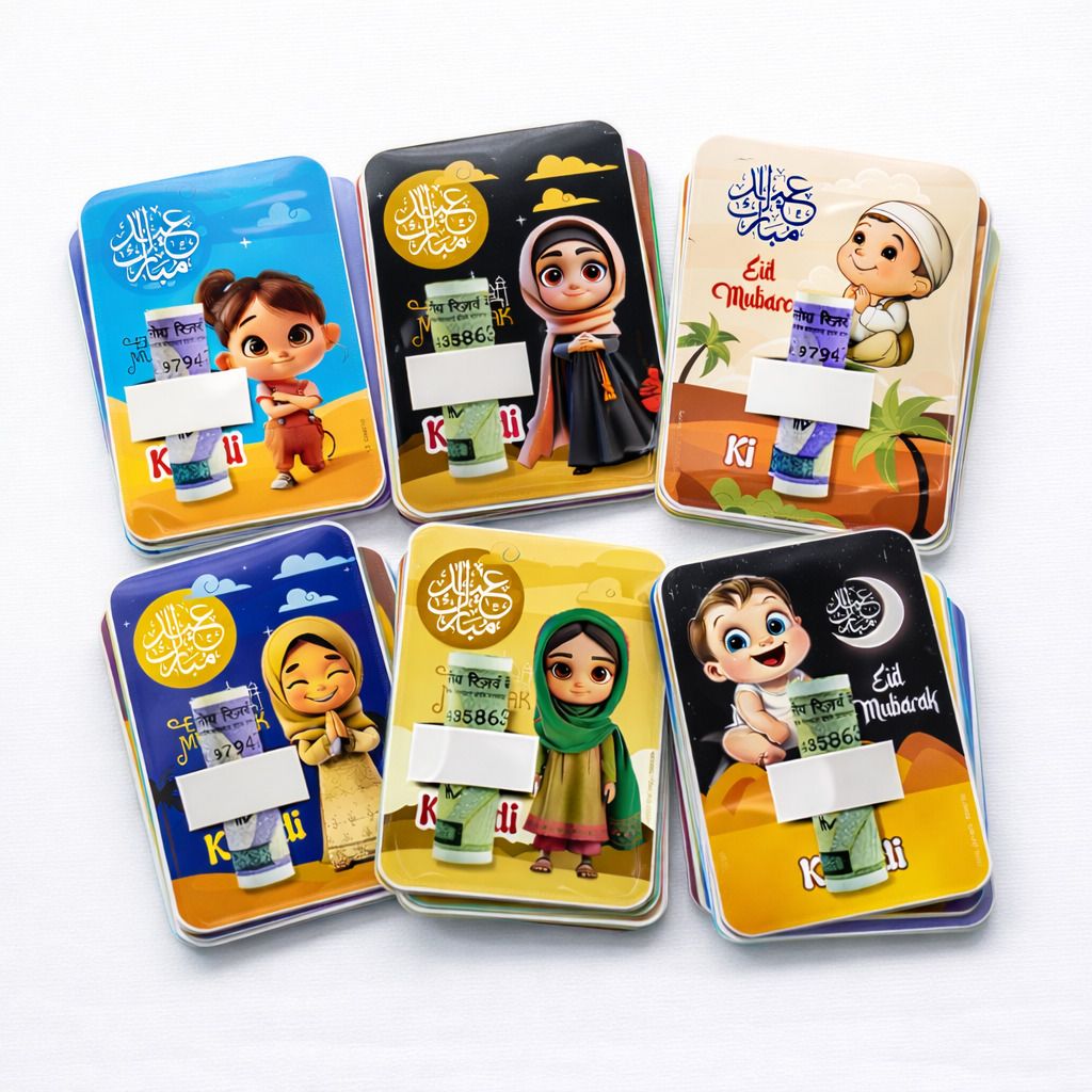 Eidi Card premium quality 16 pc Envelopes-image-3
