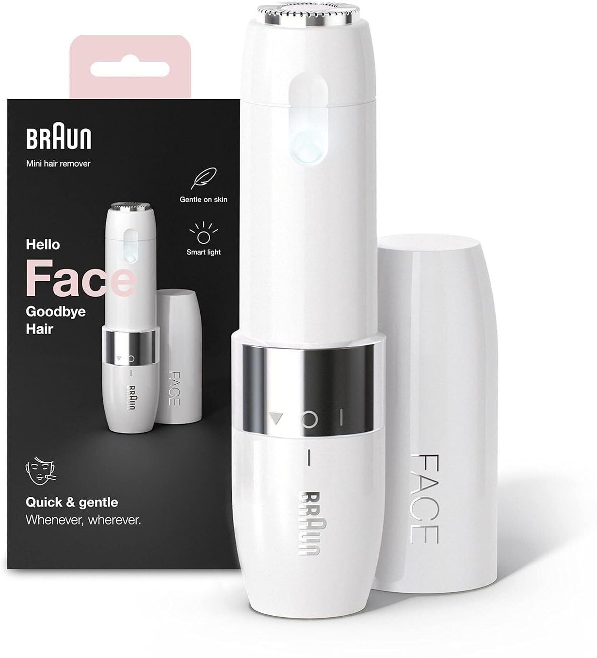 Grebe Mini Facial Hair Remover for Upper Lips, Chin & Cheeks Cordless Epilator-image-47