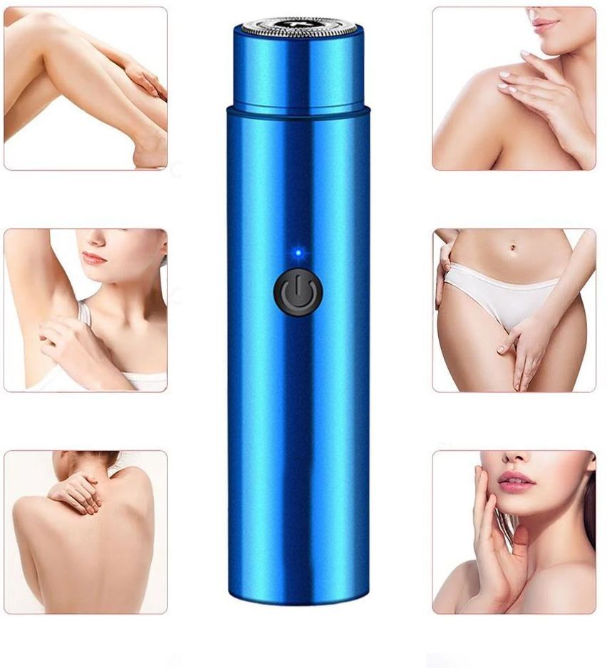 WIZMATE Mini Waterproof Electric Razor, Rechargeable Beard Trimmer for Men & Women Cordless Epilator-image-37