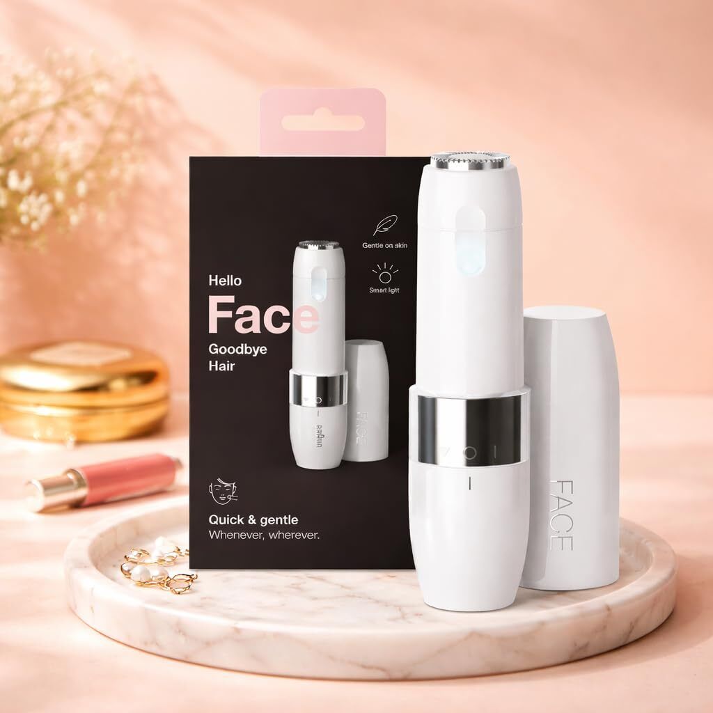 Jiyancreation Portable Mini Hair Remover Razor with Smartlight Cordless Epilator-image-6
