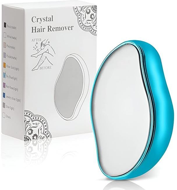 NESTNIKO Crystal Hair Eraser for Women and Men, Magic Crystal Hair Remover Painless Q Shaver For Women-image-40