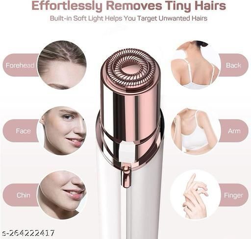 Online mega mart Rechargeable Flawless USB Beauty Tool – Upper Lip & Face Cordless Epilator-image-48
