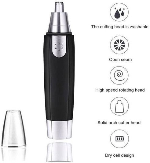 YOYOTRADERS Rechargeable Nose Hair Trimmer Cordless Epilator-image-41