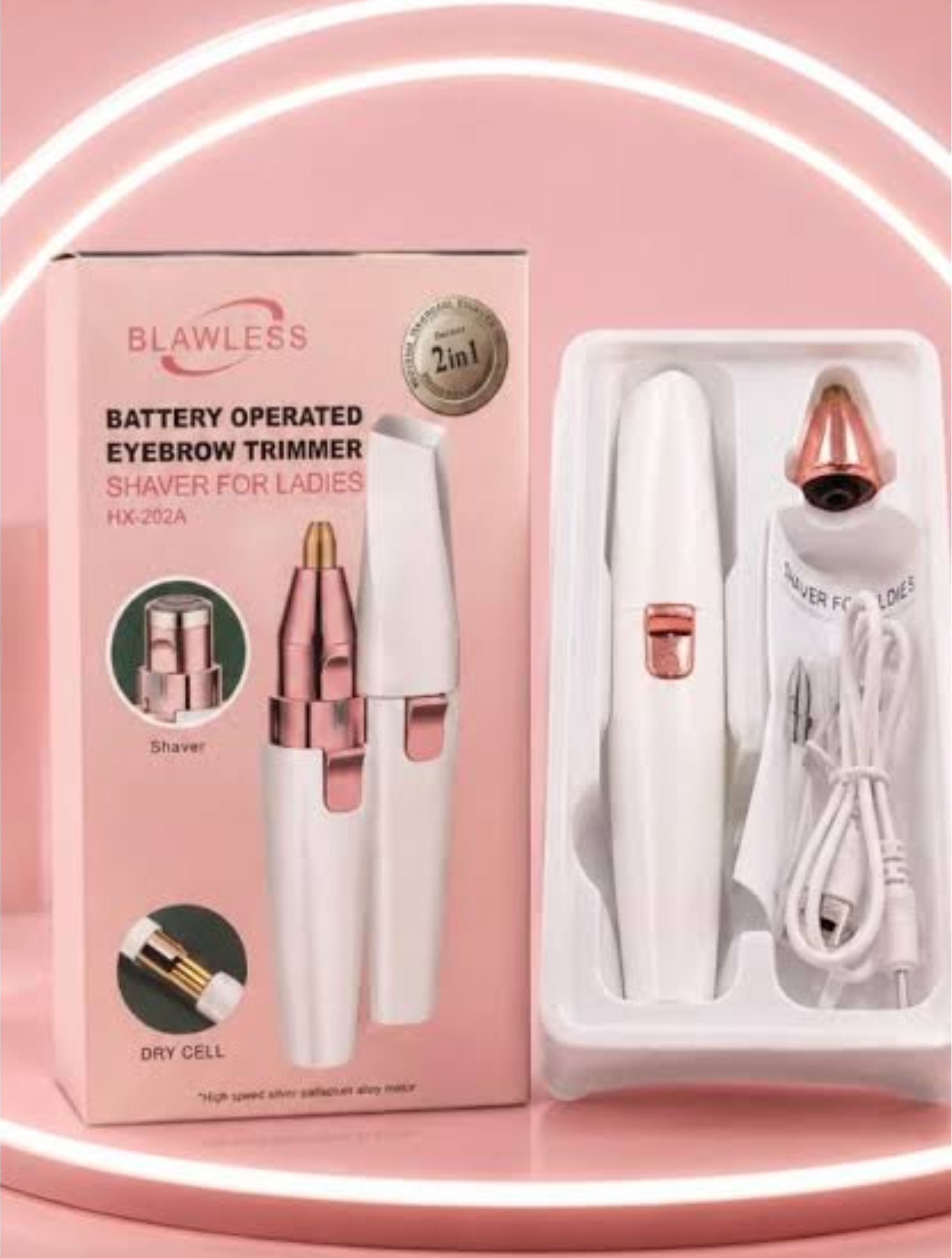 Parthstylemart Rechargeable Face Hair Remover & Eyebrow Trimmer for Women | Precision Facial Epilator for Upper Lip & Chin | Daily Use Cordless Epilator-image-12