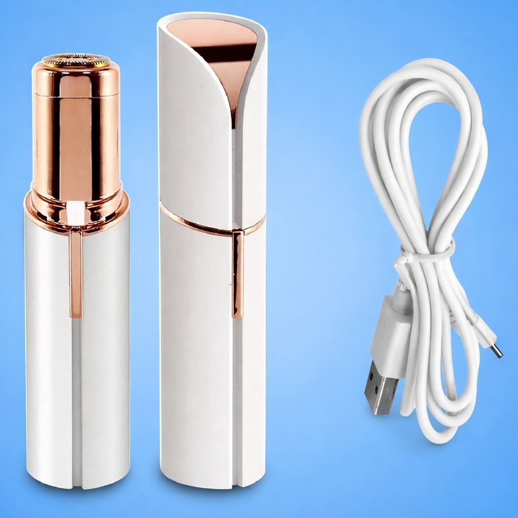 Mansha Storefront Flawless face hair remover upper lip, chin, eyebrow trimmer shaver for women Cordless Epilator-image-28