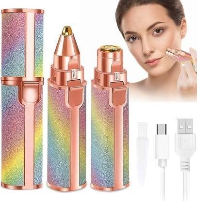 Hairlusy 2 in 1 Women Face,Upper Lip,Remover Cordless 2in1 Eyebrow Shaver Cordless Epilator Cordless Epilator