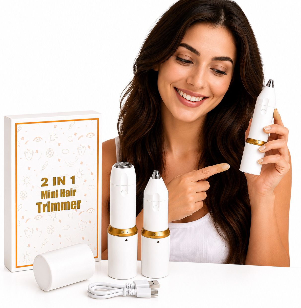 BELENZO Facial Hair Remover for Women Painless Epilator for Silky Smooth Skin Cordless Epilator Cordless Epilator-image-23