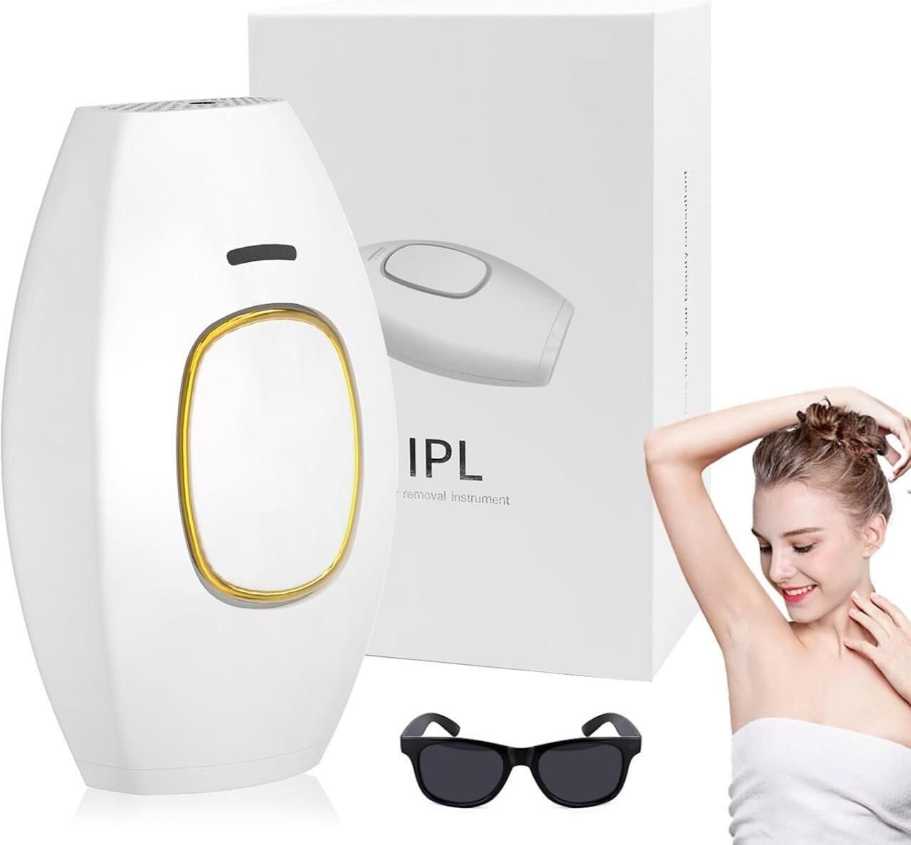 DVIMART Painless IPL Hair Removal Device for Women & Men – Face, Legs, Bikini, Underarms Laser Hair Remover-image-4
