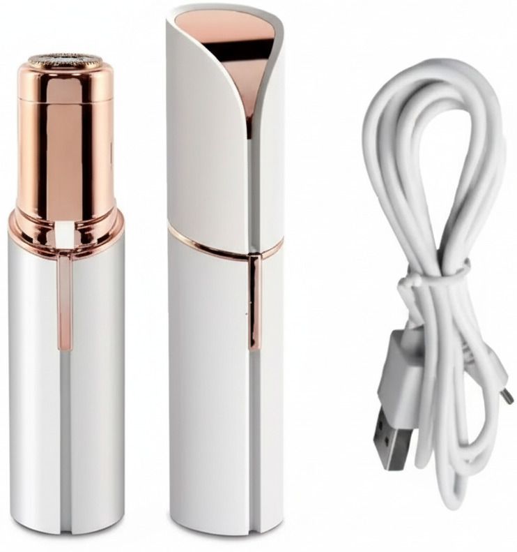 Online mega mart USB Powered Flawless Facial Hair Remover for Women Cordless Epilator-image-10