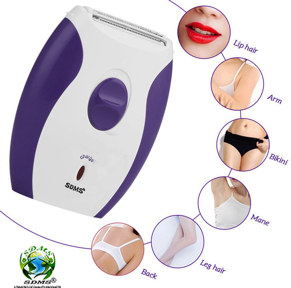 SDMS Rechargeable Epilator Electric Shaver Hair Removal Bikini Shaving Machine Razor Cordless Epilator