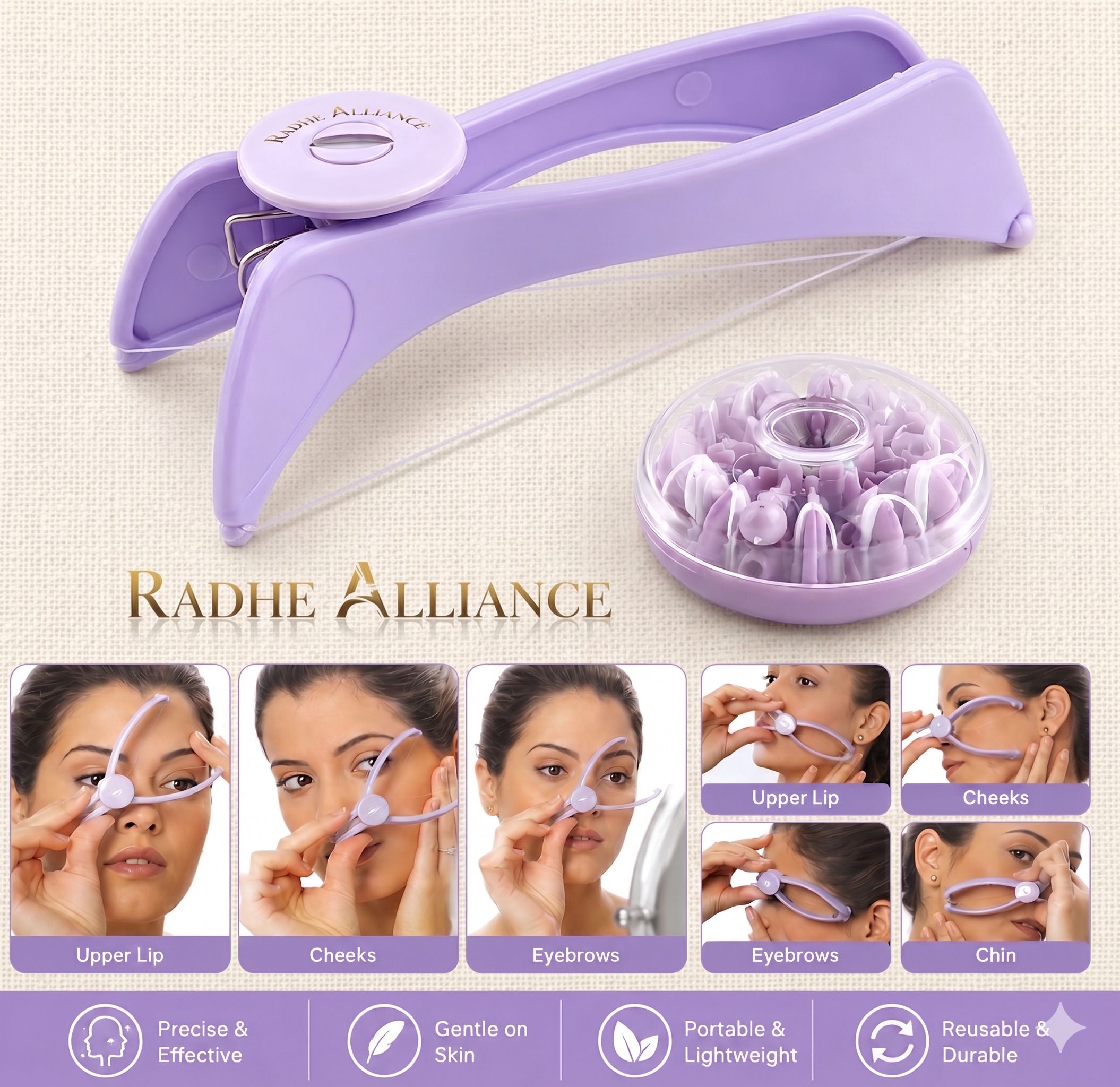RADHEALLIANCE FACE HAIR025 Cordless Epilator-image-36