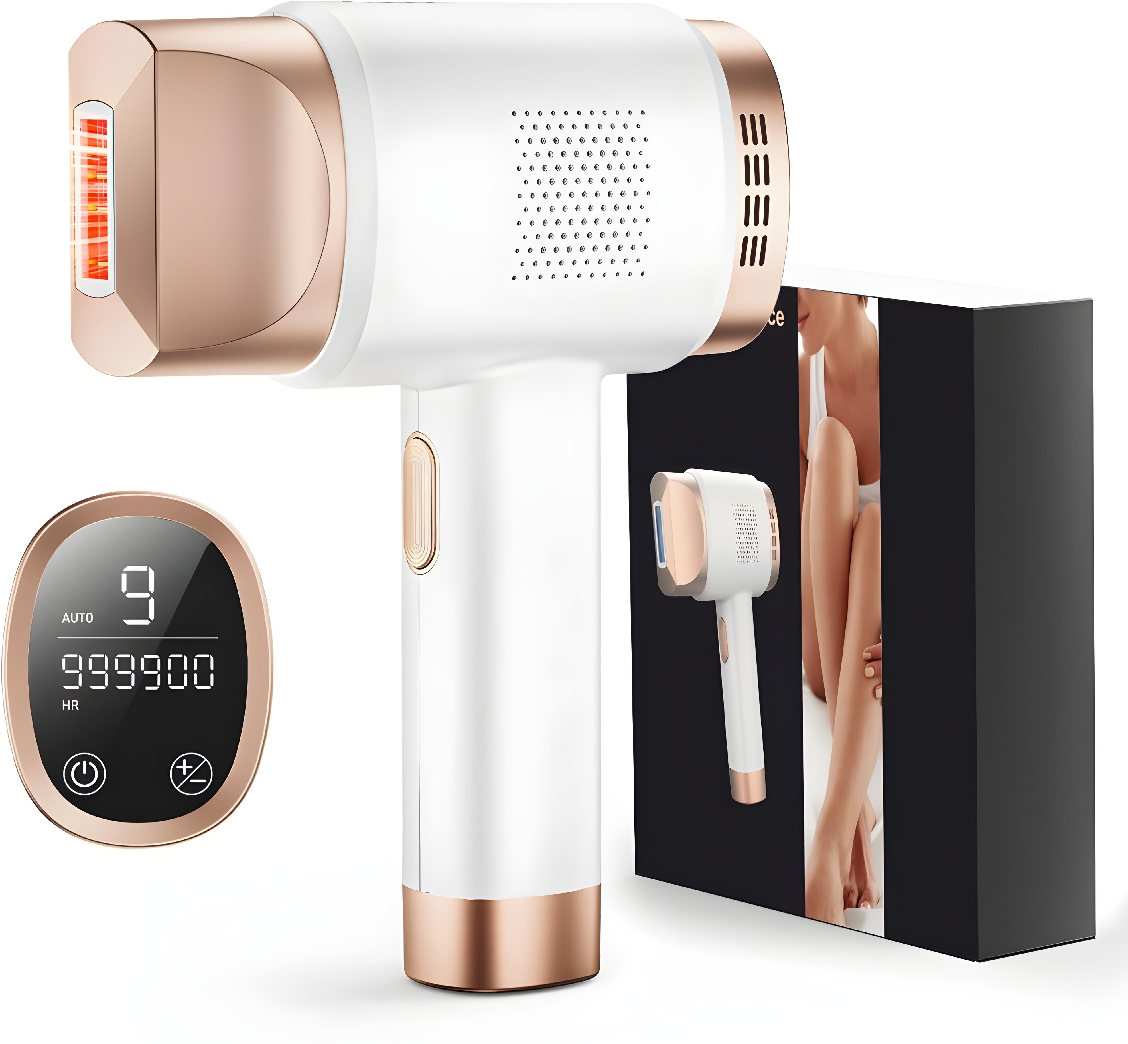 Yuva Pulse IPL Laser Hair Remover for Women & Men | 999999 Flashes | Ice Cooling Painless Hair Removal for Face, Body, Bikini, Underarms-image-18