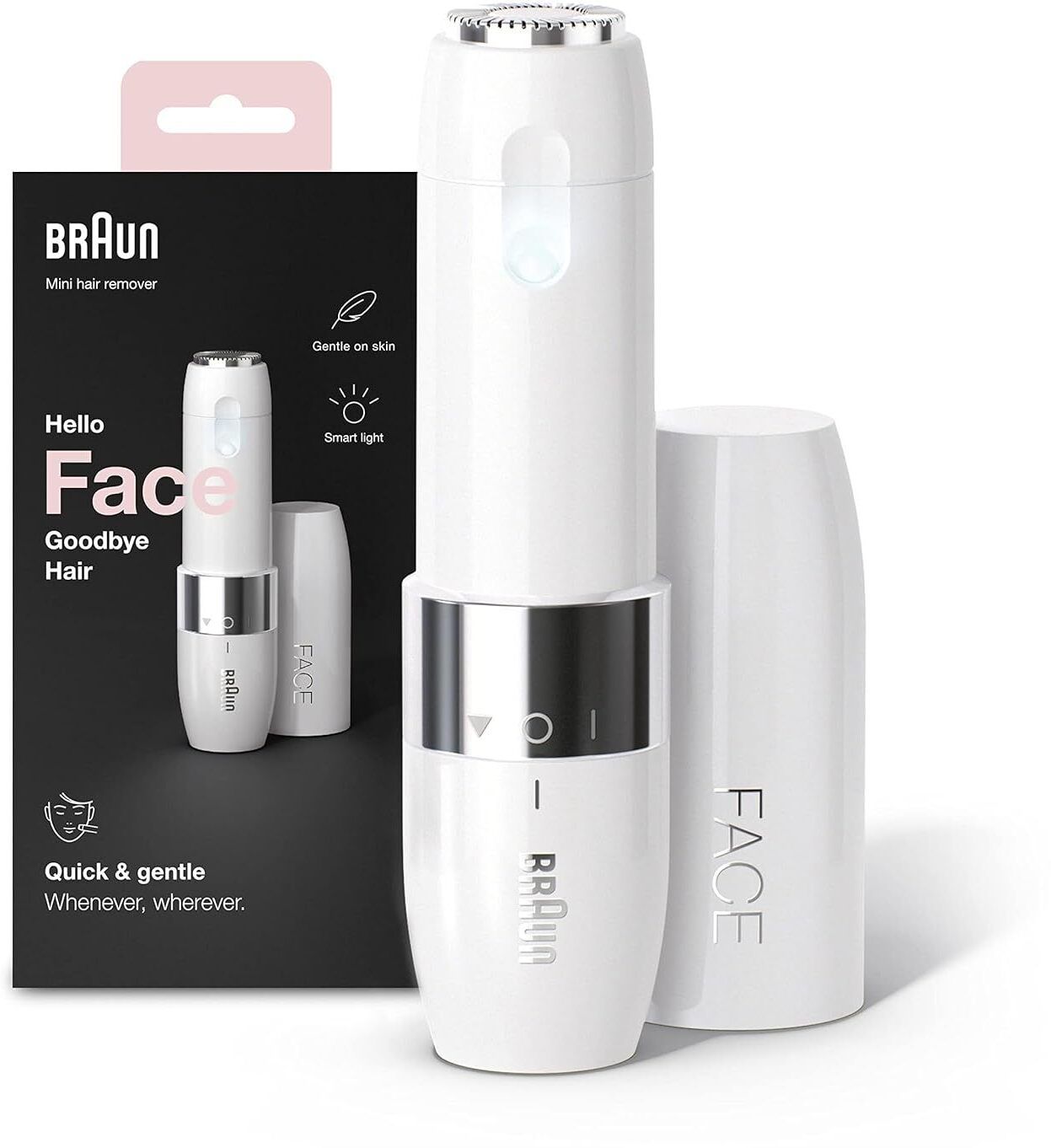 Braun Face Mini Hair Remover FS1000 Cordless for Women Cordless Epilator