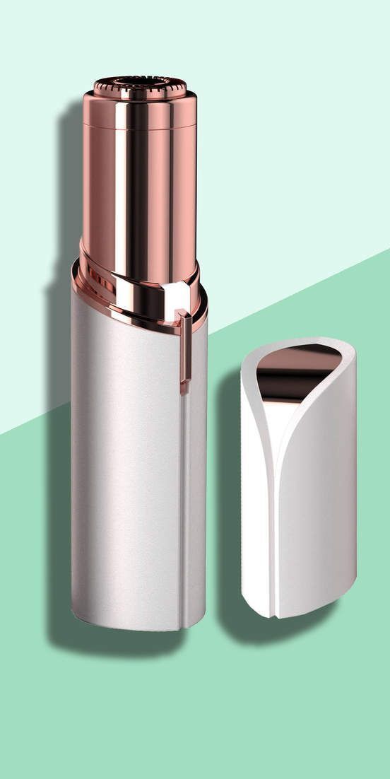 Zecqua Lipstick Shape Electronic Facial Hair Remover Shaver for Women Eplicator Cordless Epilator-image-10