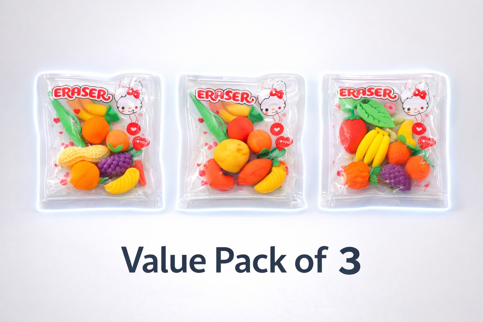 canauz Cute Unique Design Non-Toxic Soft Eraser for School & Office Non-Toxic Eraser-picture-10