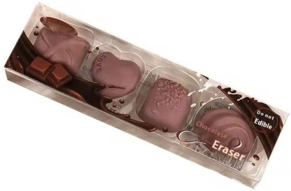 barigo Chocolate Shaped Eraser (Pack of 02) Non-Toxic Eraser-picture-15