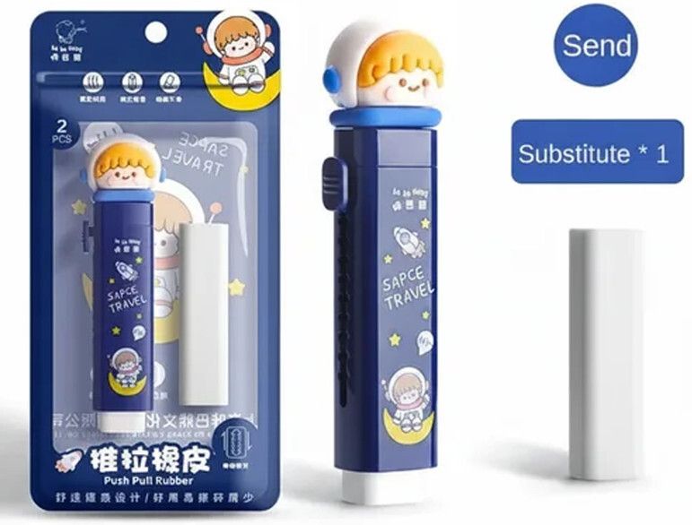 shopfinitive Comfortable grip with easy push control for quick, clean and precise erasing. Non-Toxic Eraser-picture-10