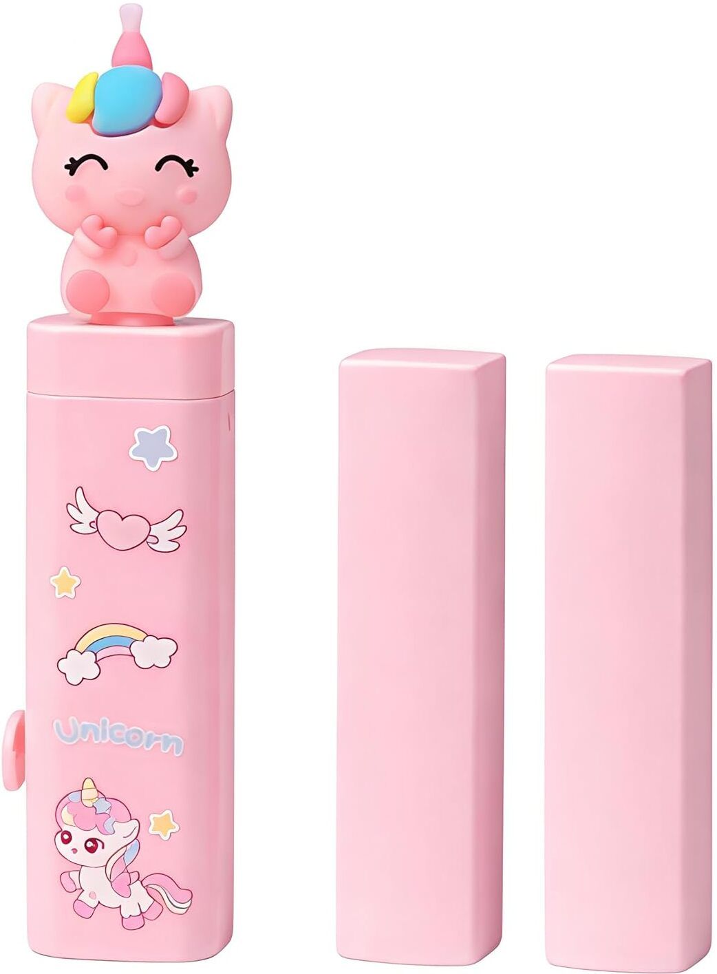funblast Unicorn Eraser Set for Kids, Cute Kawaii Fancy Rubber for School & Gifts, Fancy Non-Toxic Eraser-picture-4