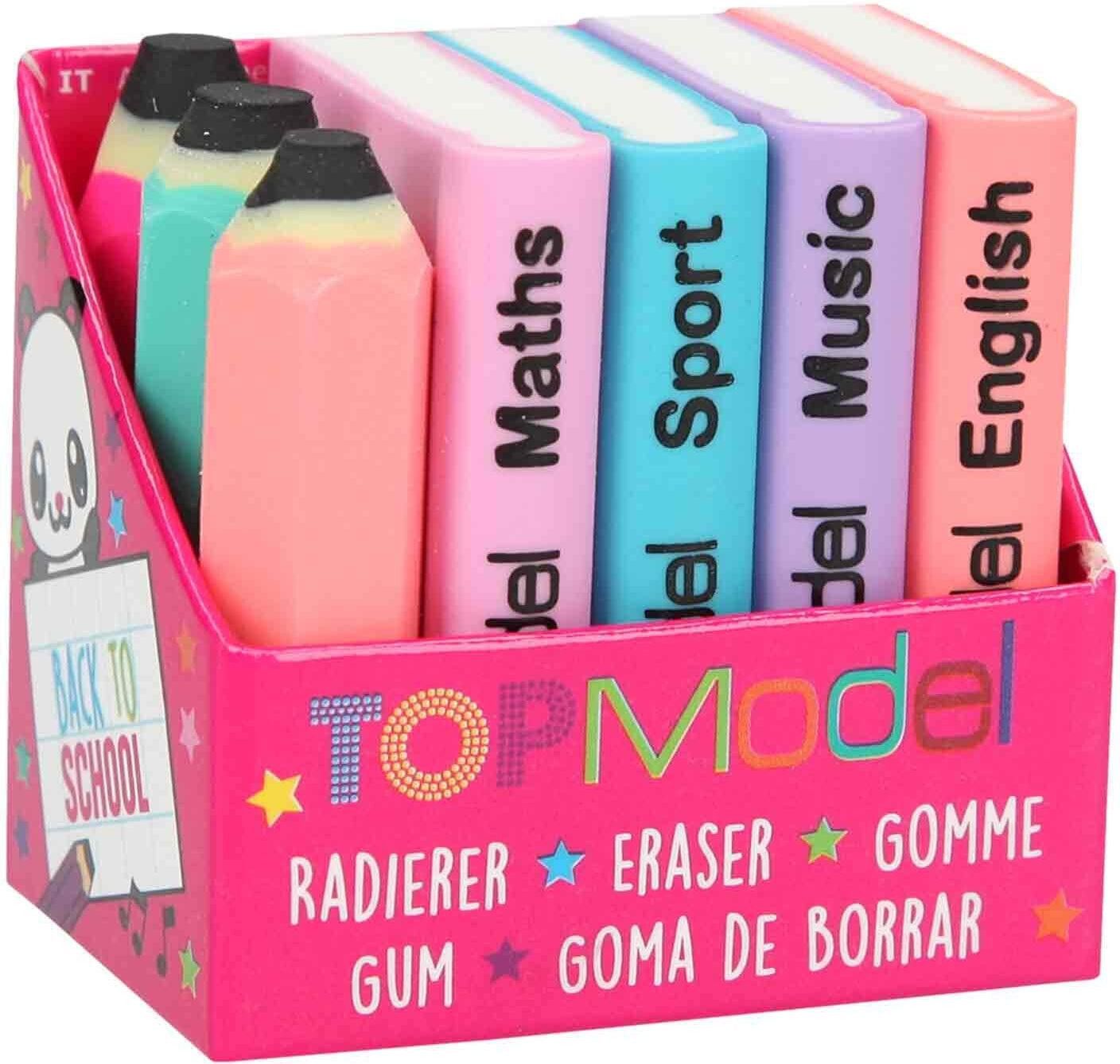klidshusoz treasure 7-in-1 Book and Pencil Shape Eraser for Students Non-Toxic Eraser-picture-21