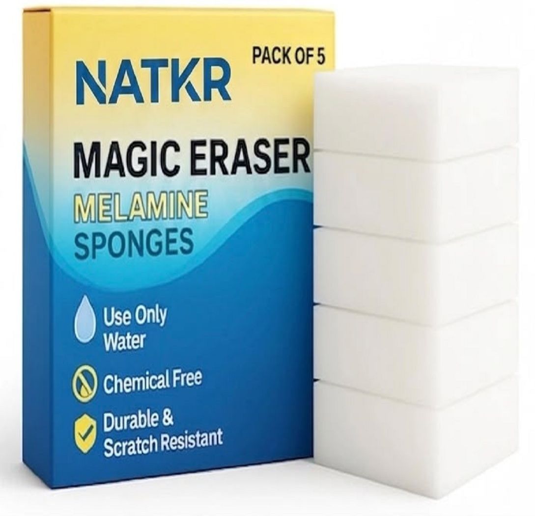 Magic Eraser Scratch Multi-Surface Cleaning Sponge Removes 100+Stains Non-Toxic Eraser-image-11