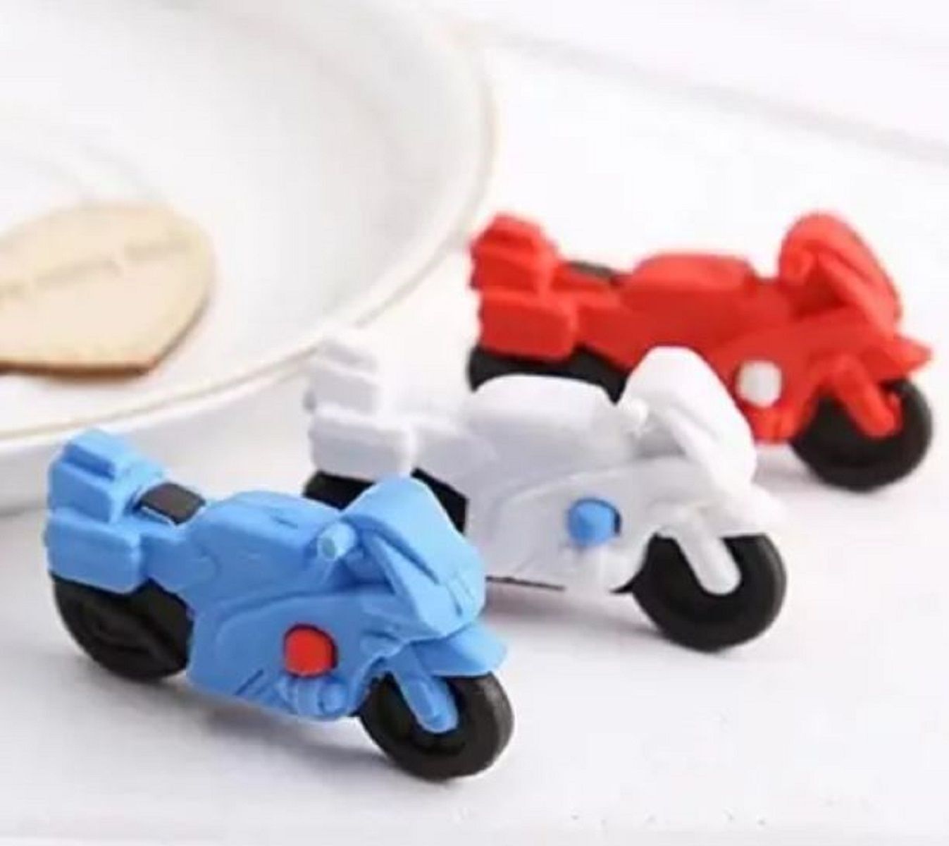 jkecommerce Bike Eraser for Kids for School Use Eraser for Kids Non-Toxic Eraser-picture-43