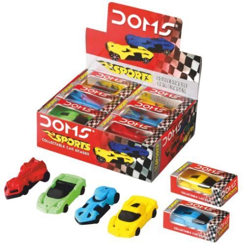 doms SPORT CAR ERASER Pack of 10 Non-Toxic Eraser-picture-26