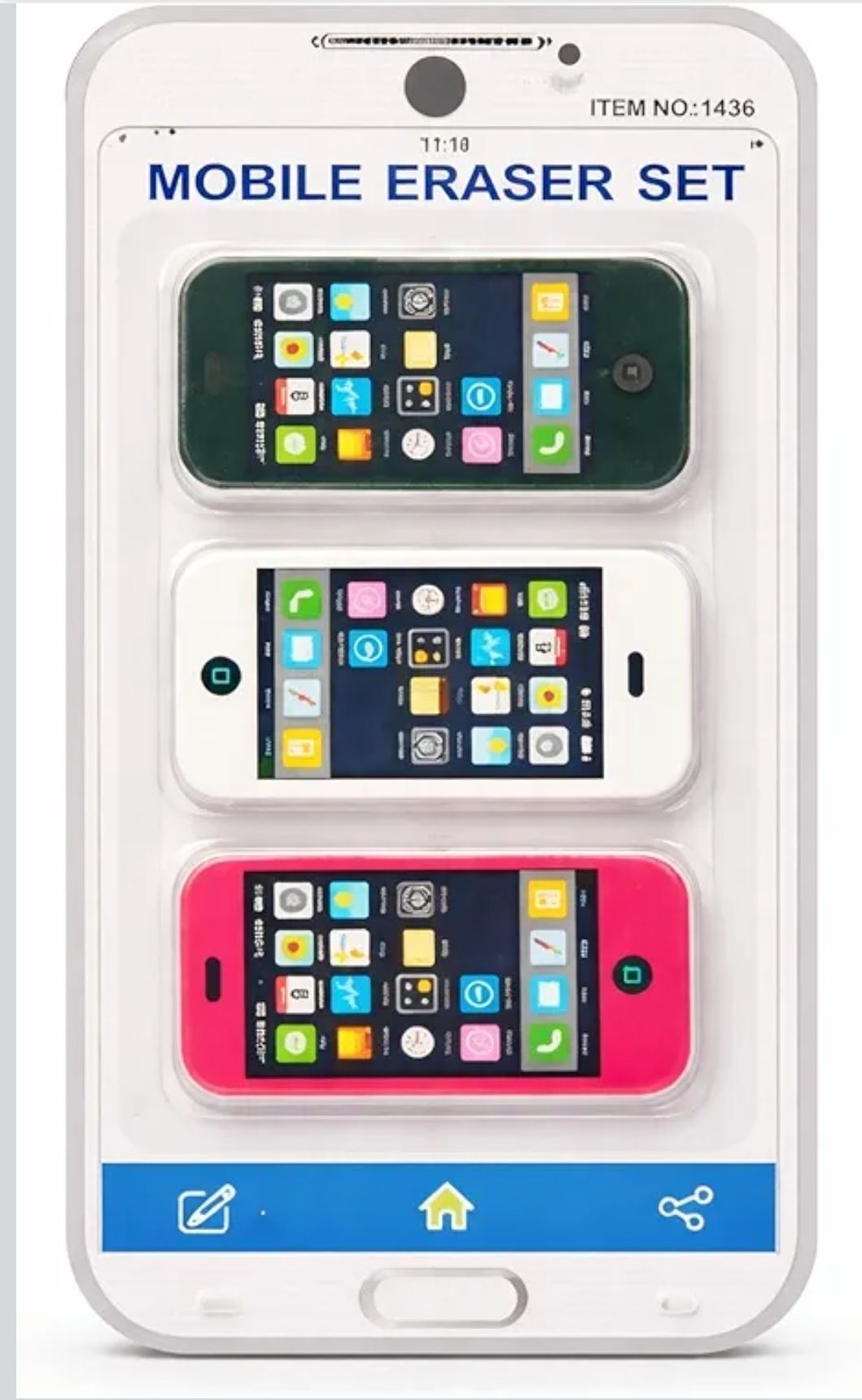 jkecommerce Mobile phone eraser pack of 3 Non-Toxic Eraser-picture-31