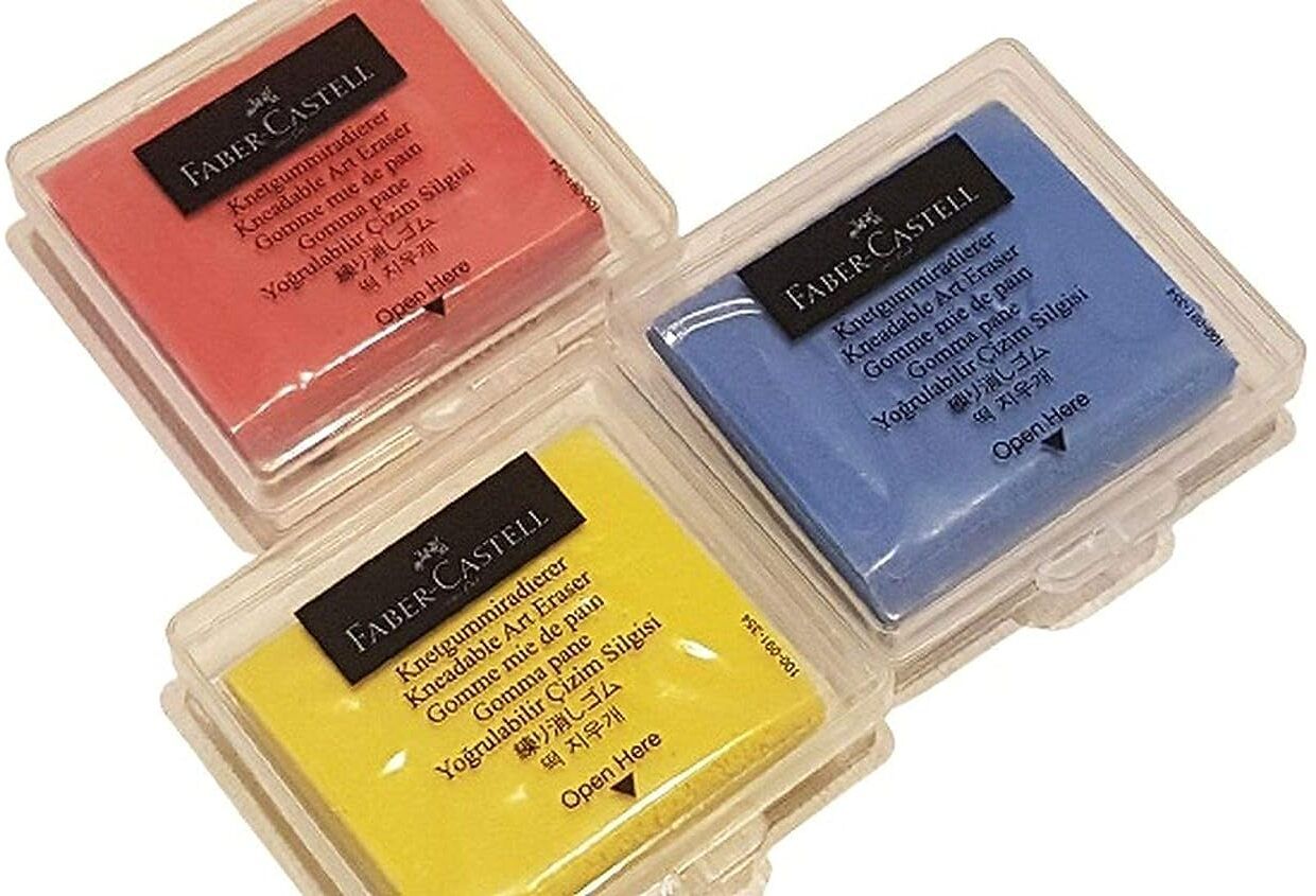 faber-castell Knedable Art Eraser Pack Of 3 Non-Toxic Eraser-picture-45