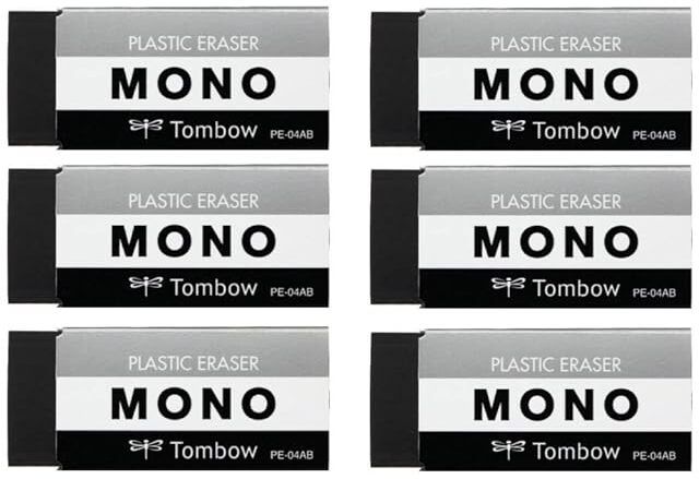 Mono Plastic Eraser, Large, Non-Toxic Eraser