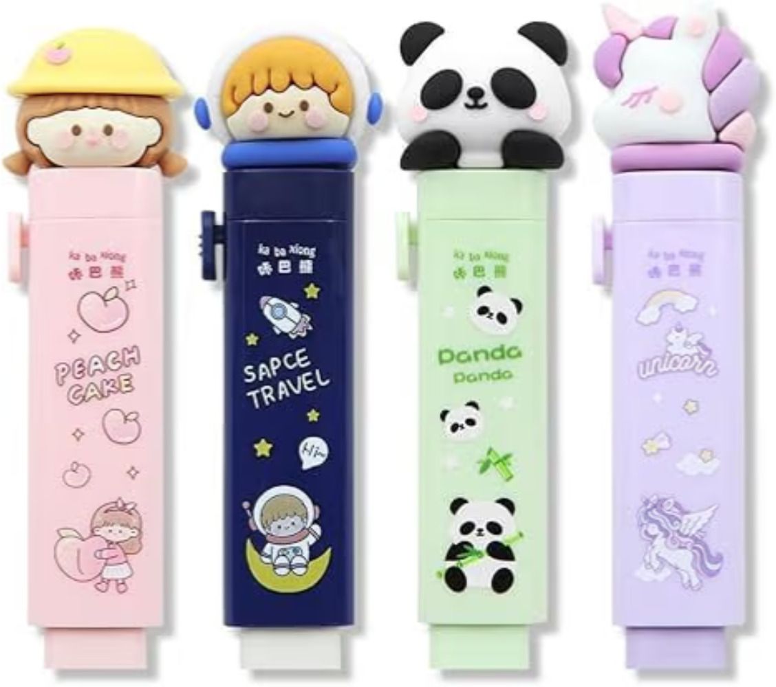 shyam Fancy Kawaii Cutter Style Erasers (pack of 4) Eraser-picture-27
