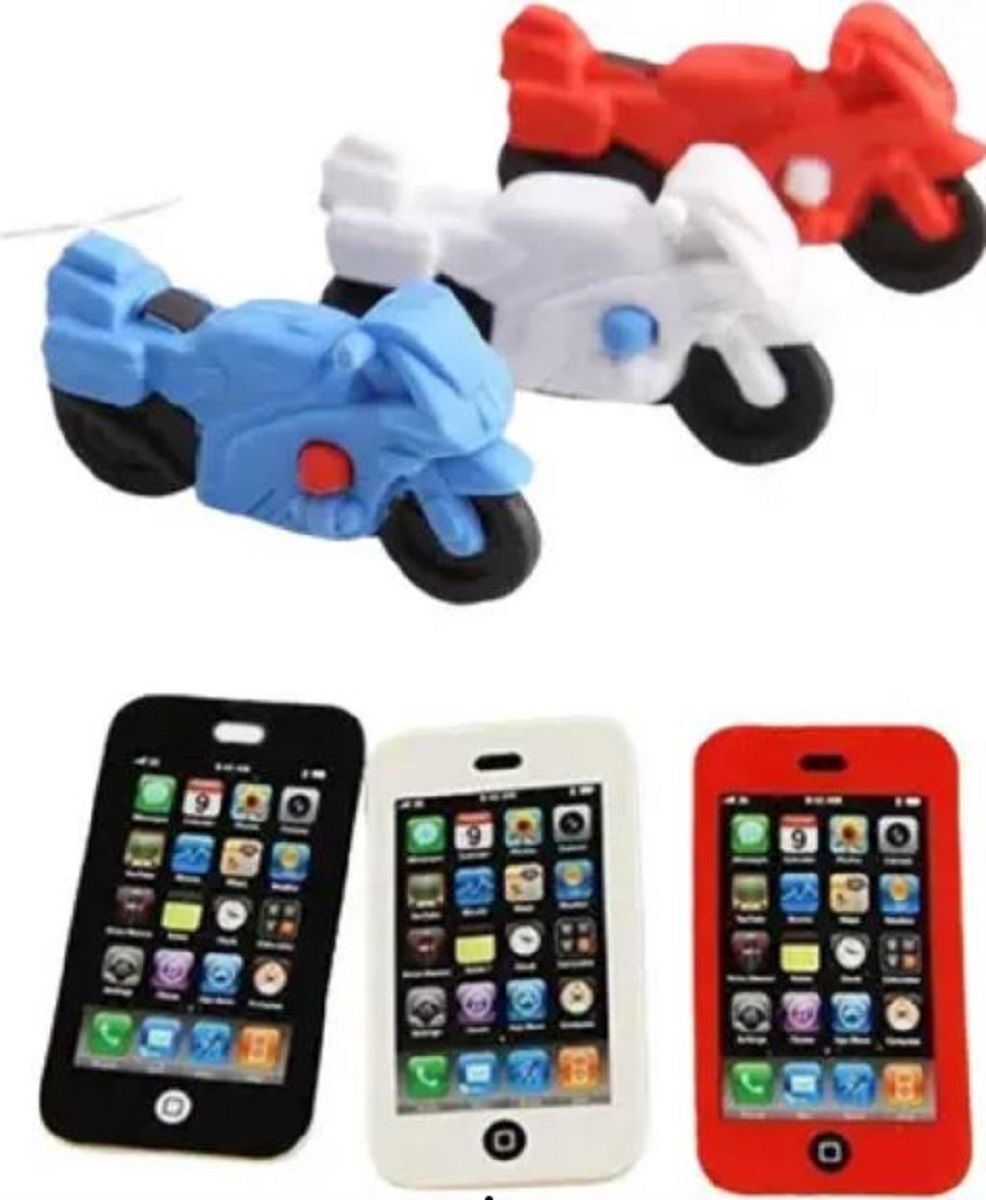 jkecommerce Mobile Eraser for Kids for School Use Eraser for Girls and Boys Non-Toxic Eraser-picture-21