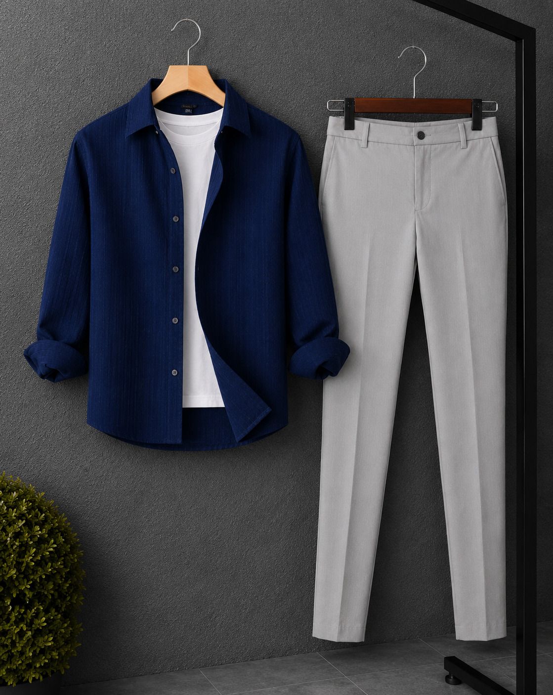 tyrell Men Cotton Blend Shirt Pant Set-picture-10