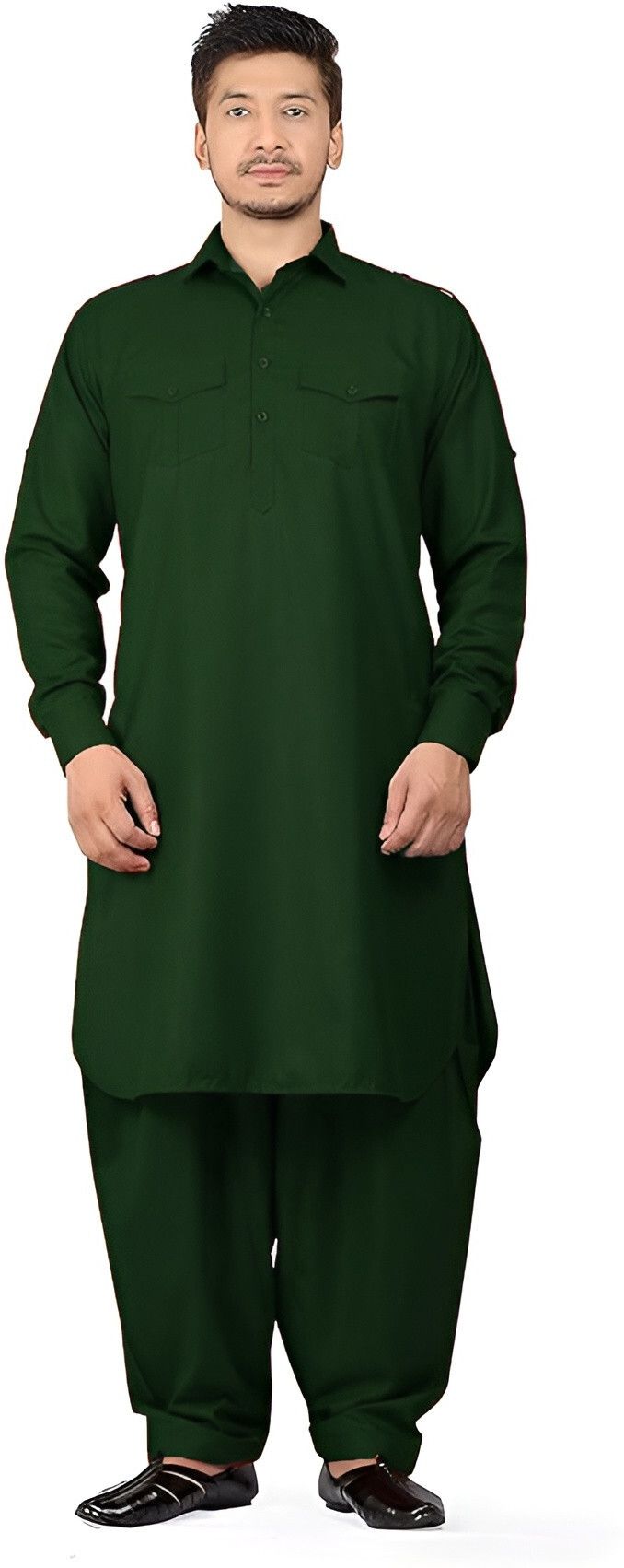 rexon Men Cotton Blend Kurta Pyjama Set-picture-10