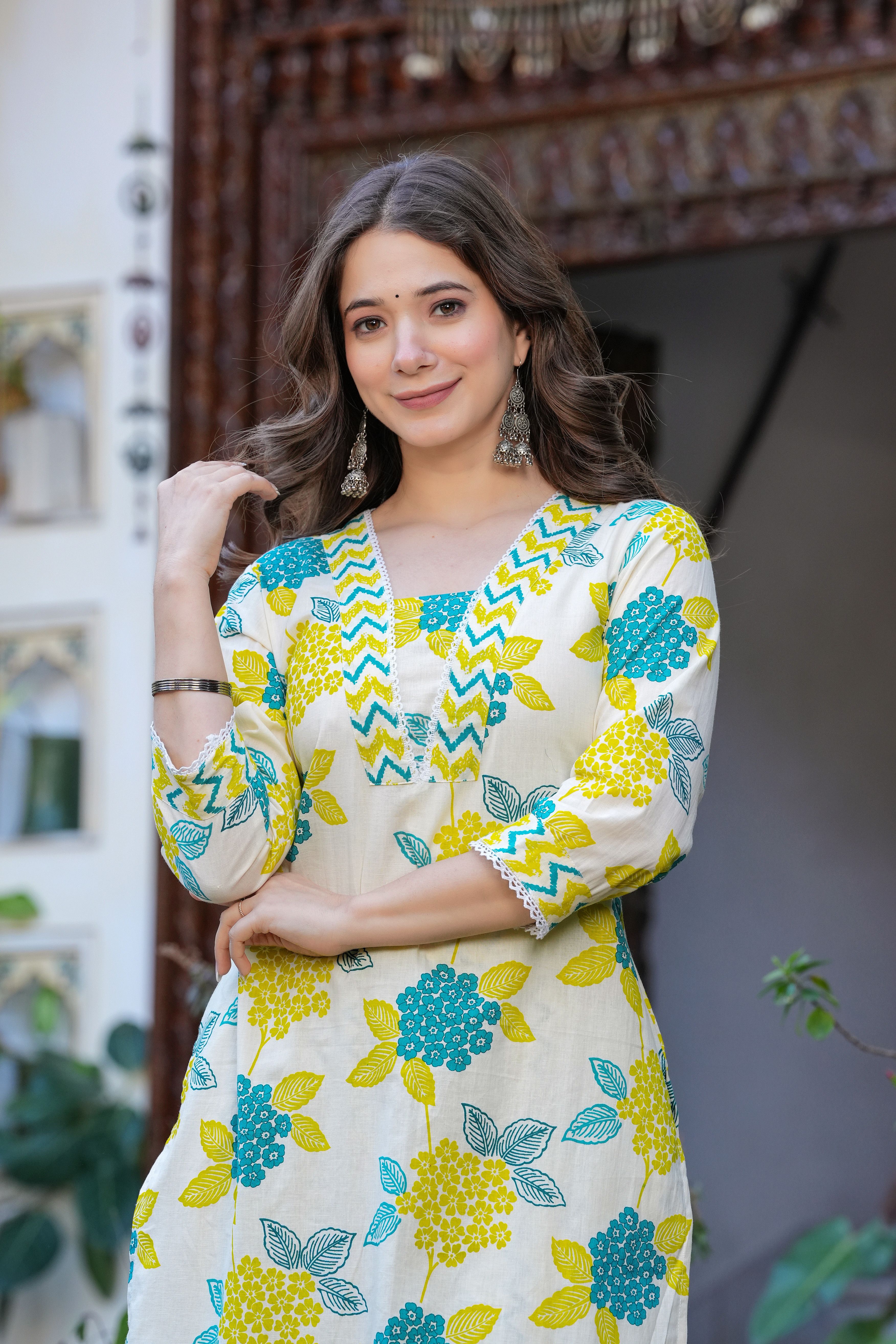 bkapparels Women Pure Cotton Kurta Pant Set-picture-33