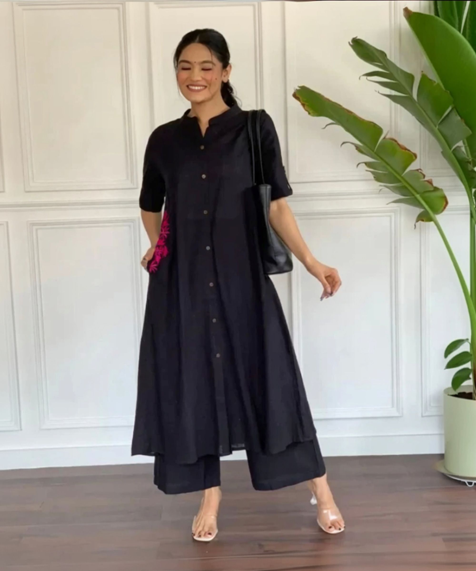 uroos Women Viscose Rayon Kurta Pant Set-picture-15